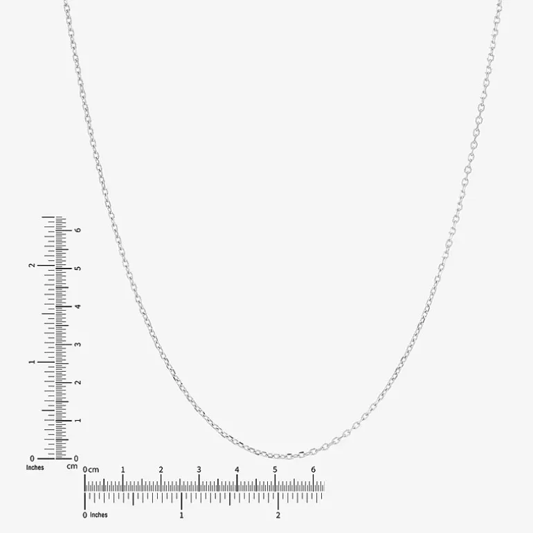 Limited Quantities! Womens 10K Gold 18 Inch Cable Chain Necklace