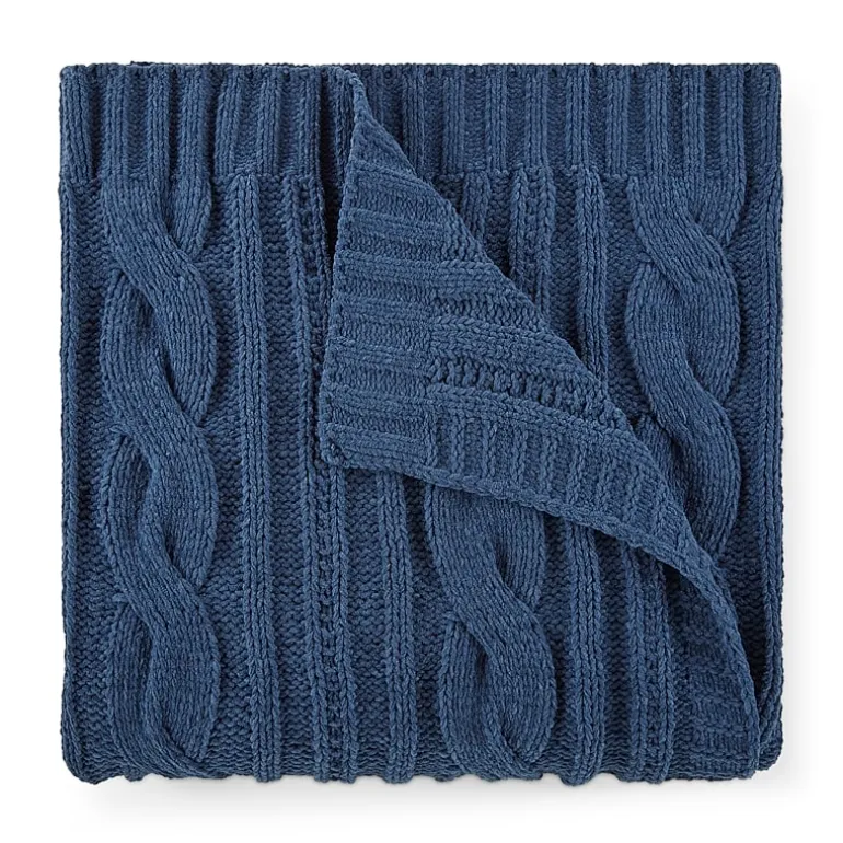 Linden Street Cable Knit Chenille Throw