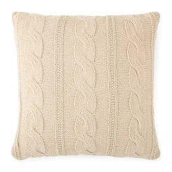 Linden Street Cable Knit Chenille 22x22 Square Pillow