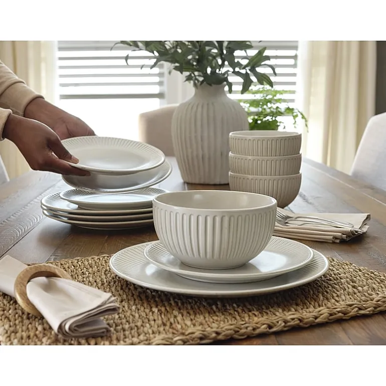 Linden Street Hayward Stoneware 12-pc. Dinnerware Set