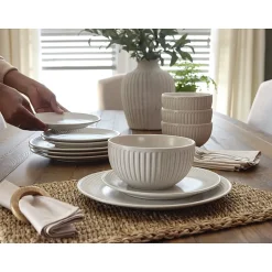 Linden Street Hayward Stoneware 12-pc. Dinnerware Set