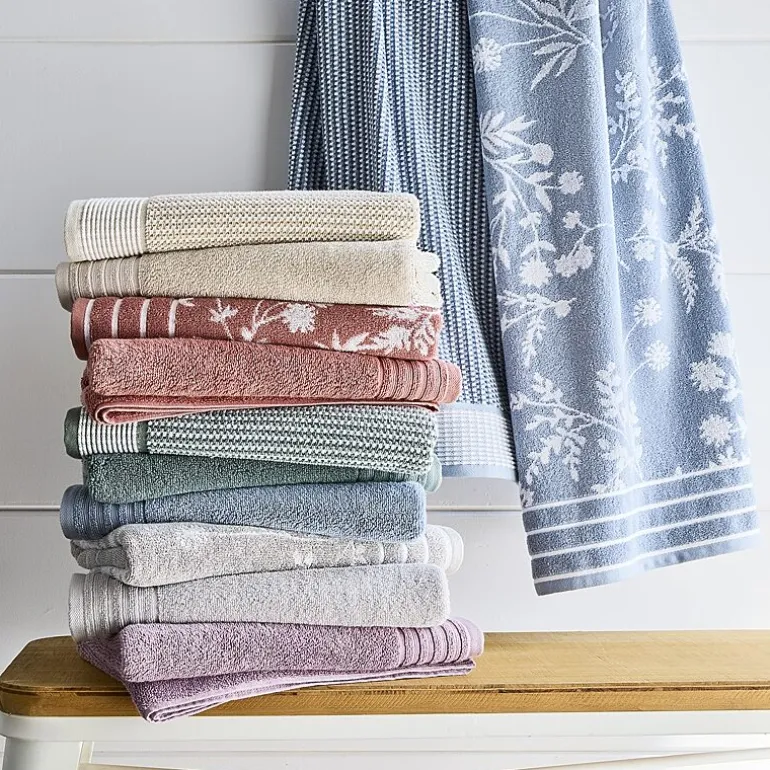Linden Street Jacquard Geometric Bath Towel