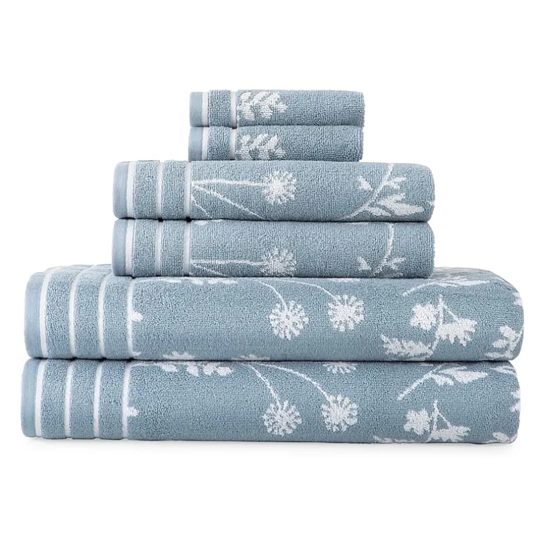 Linden Street Jacquard Geometric Bath Towel