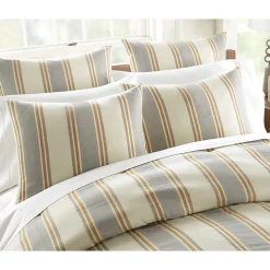 Linden Street Langdon 3-pc. Stripes Duvet Cover Set