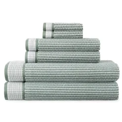 Linden Street Textured Geometric Bath Towel