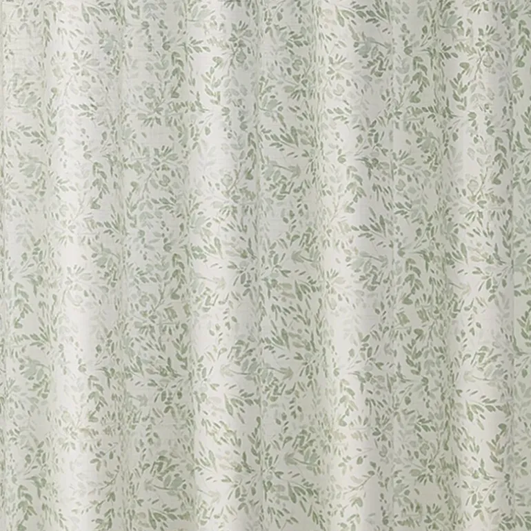 Linden Street Tossed Leaves Shower Curtain