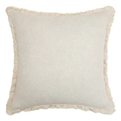 Linen Blend 20x20 Square Throw Pillow