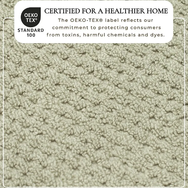 Linery Cotton Checkered Weave 12-pc. Quick Dry Washcloth