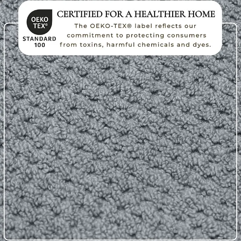 Linery Cotton Checkered Weave 12-pc. Quick Dry Washcloth
