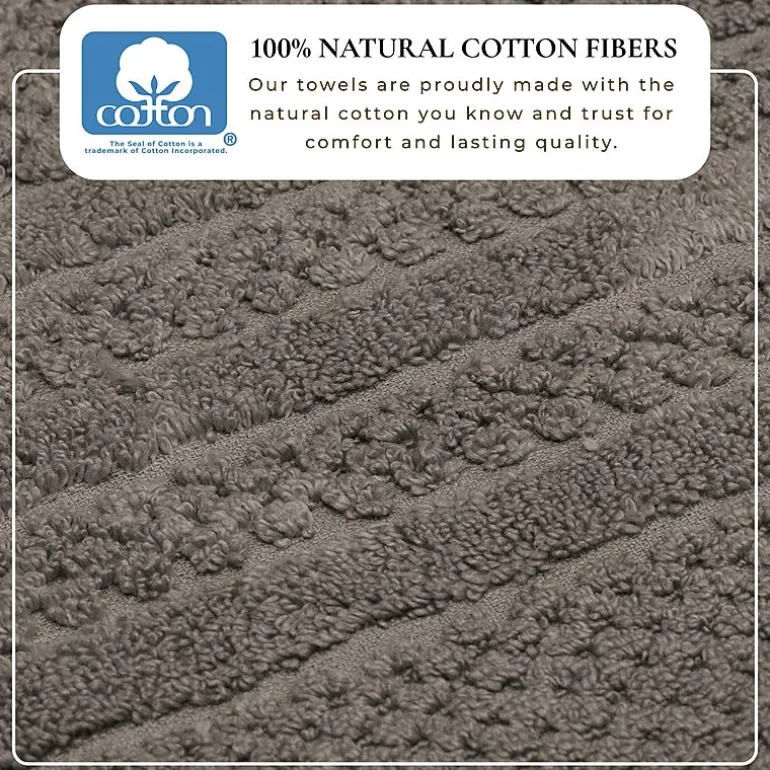 Linery Cotton Checkered Weave 12-pc. Quick Dry Washcloth