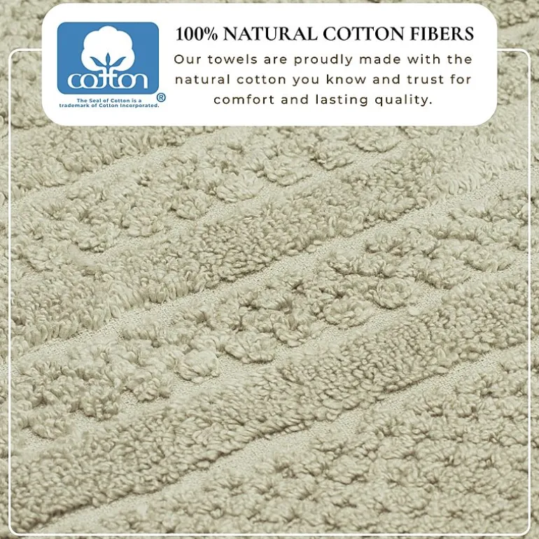 Linery Cotton Checkered Weave 12-pc. Quick Dry Washcloth