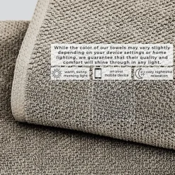 Linery Cotton Quick-Dry Loop Textured 12 Pc Washcloths