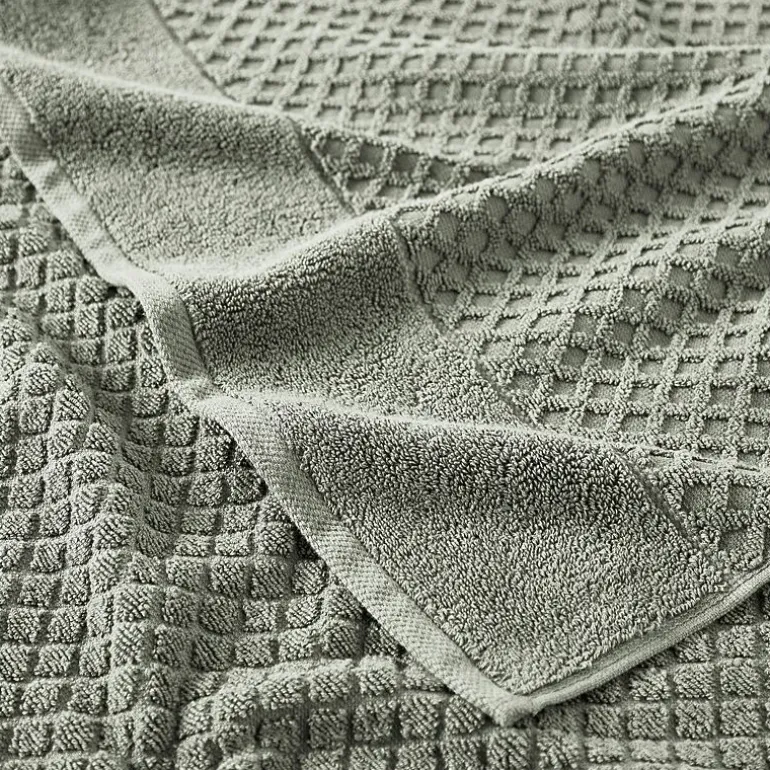 Linery Cotton Quick-Dry Textured 6 Pc Towel Set