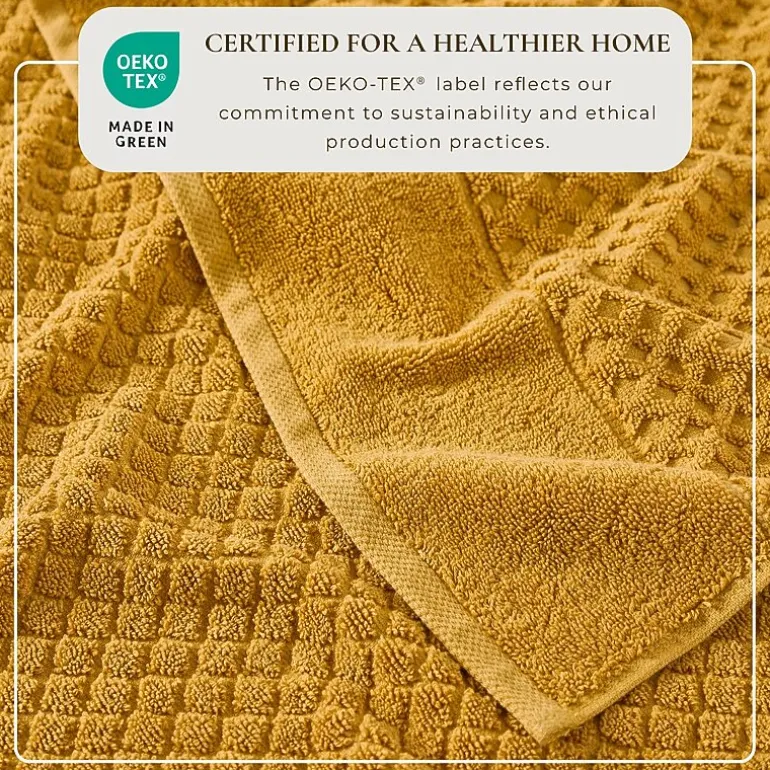 Linery Cotton Quick-Dry Textured 6 Pc Towel Set