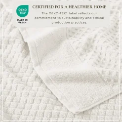 Linery Cotton Quick-Dry Textured 6 Pc Towel Set