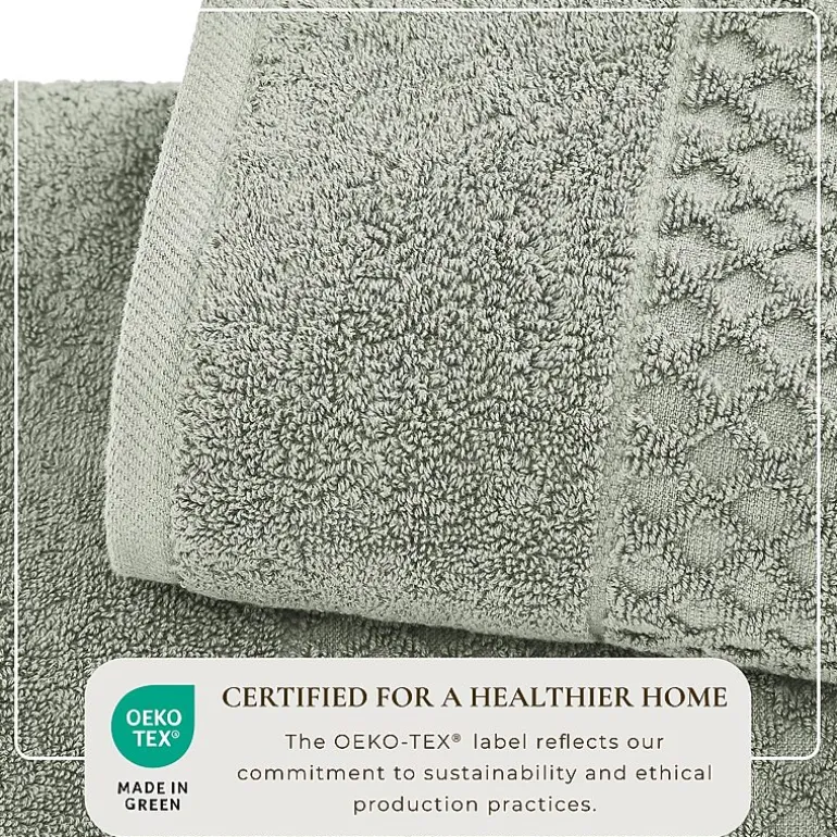 Linery Cotton Quick-Dry Textured 6 Pc Towel Set