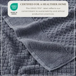 Linery Cotton Quick-Dry Textured 6 Pc Towel Set