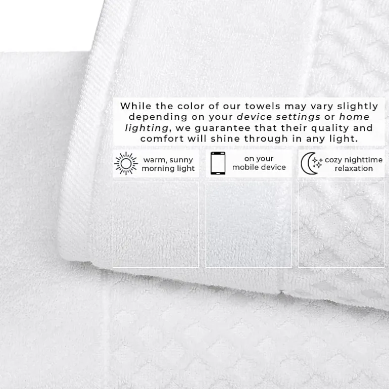 Linery Cotton Quick-Dry Textured 6 Pc Towel Set