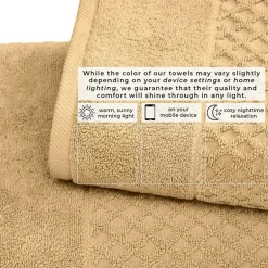 Linery Cotton Quick-Dry Textured 6 Pc Towel Set