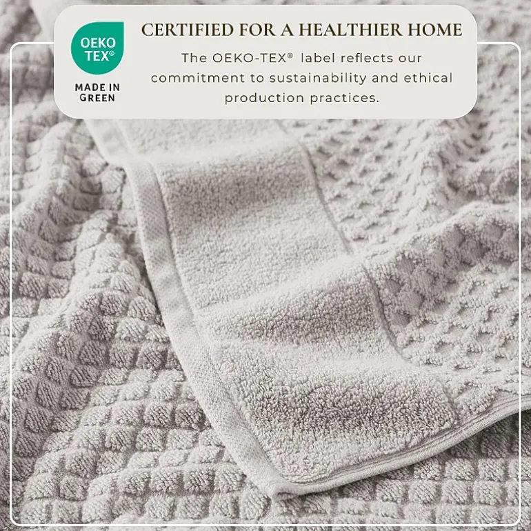 Linery Cotton Quick-Dry Textured 6 Pc Towel Set
