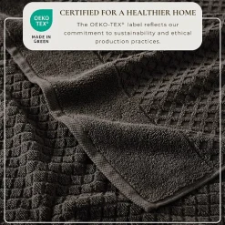 Linery Cotton Quick-Dry Textured 6 Pc Towel Set