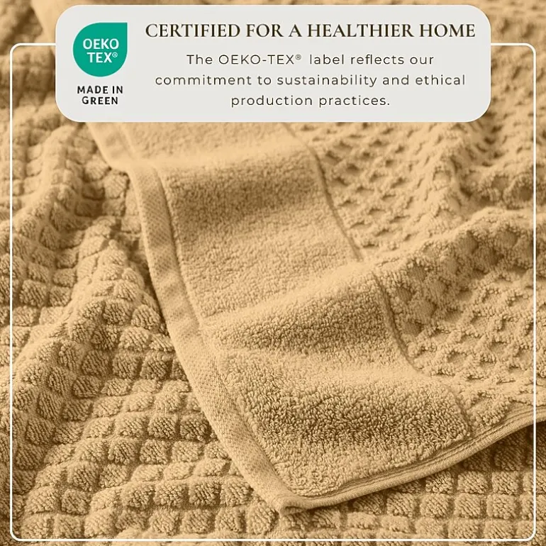 Linery Cotton Quick-Dry Textured 4 Pc Bath Towels