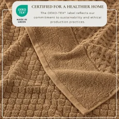 Linery Cotton Quick-Dry Textured 4 Pc Bath Towels