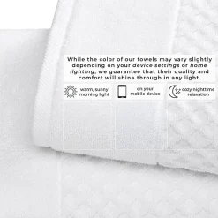 Linery Cotton Quick-Dry Textured 4 Pc Bath Towels