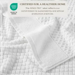 Linery Cotton Quick-Dry Textured 4 Pc Bath Towels