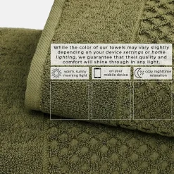 Linery Cotton Quick-Dry Textured 6 Pc Hand Towels