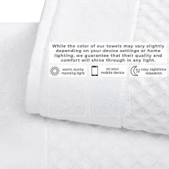 Linery Cotton Quick-Dry Textured 6 Pc Hand Towels