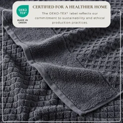 Linery Cotton Quick-Dry Textured 6 Pc Hand Towels
