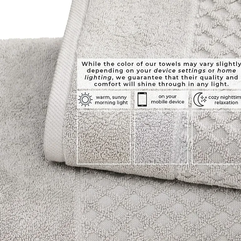 Linery Cotton Textured 6-pc. Quick Dry Bath Towel Set