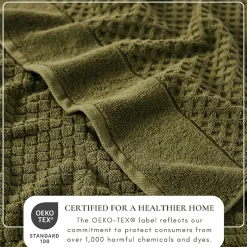 Linery Cotton Textured 6-pc. Quick Dry Bath Towel Set