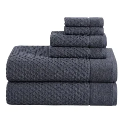 Linery Cotton Textured 6-pc. Quick Dry Bath Towel Set
