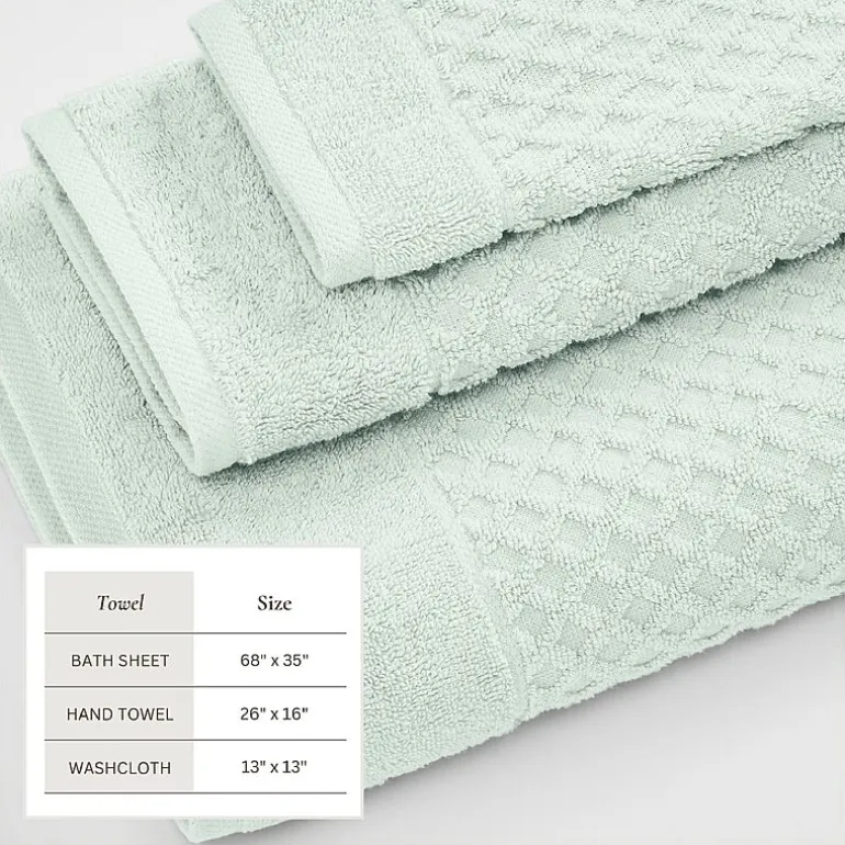 Linery Cotton Textured 6-pc. Quick Dry Bath Towel Set