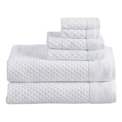 Linery Cotton Textured 6-pc. Quick Dry Bath Towel Set
