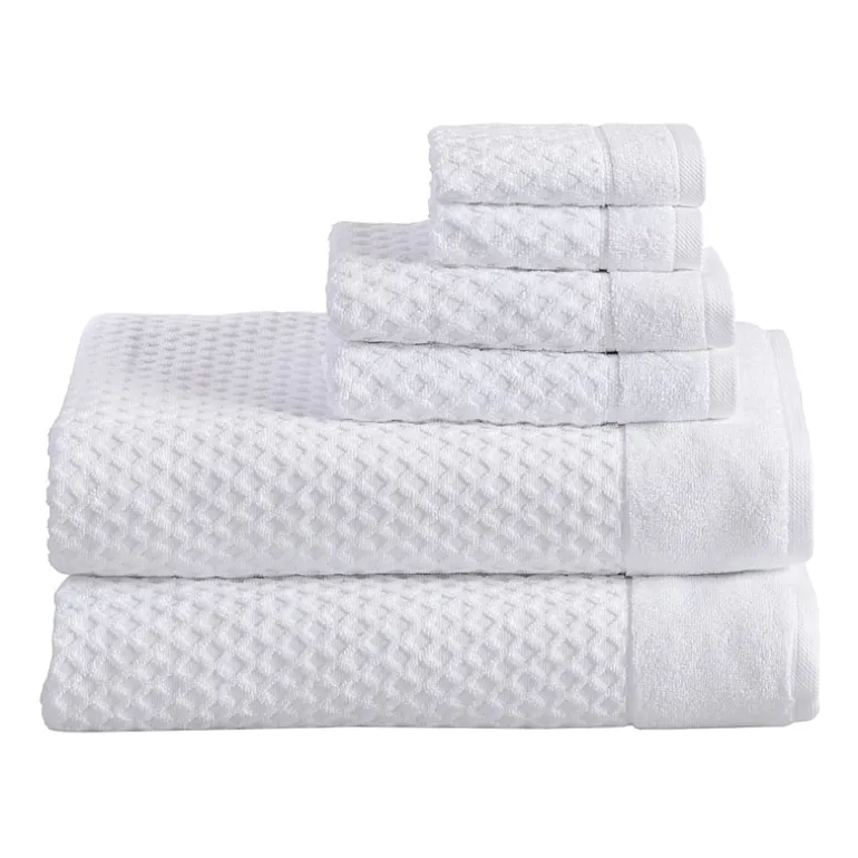 Linery Cotton Textured 6-pc. Quick Dry Bath Towel Set