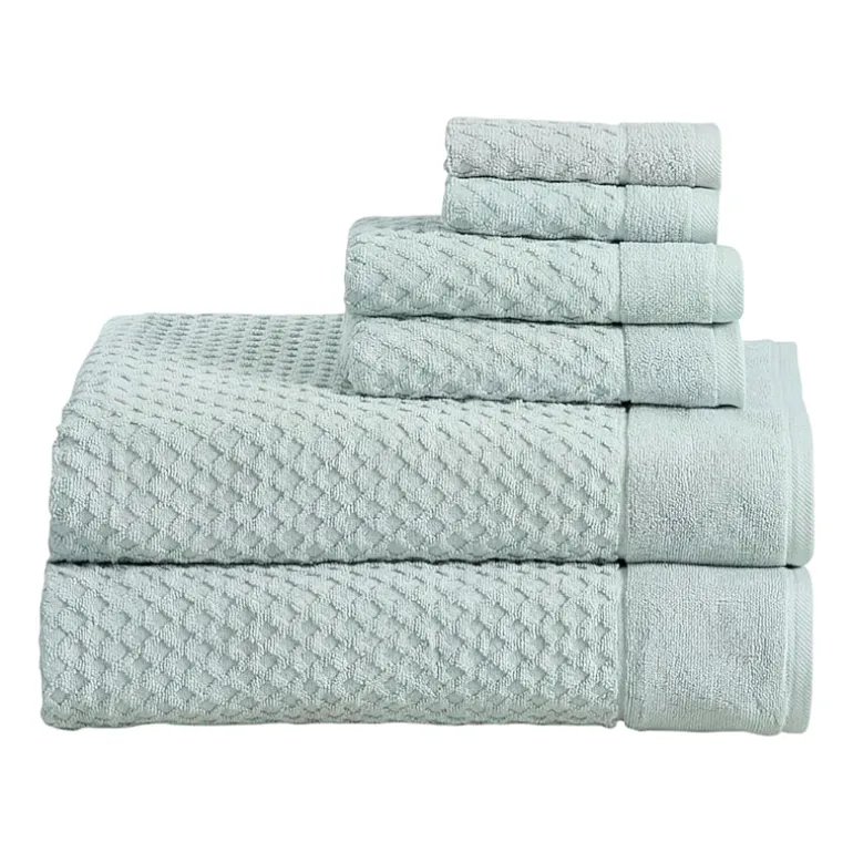 Linery Cotton Textured 6-pc. Quick Dry Bath Towel Set