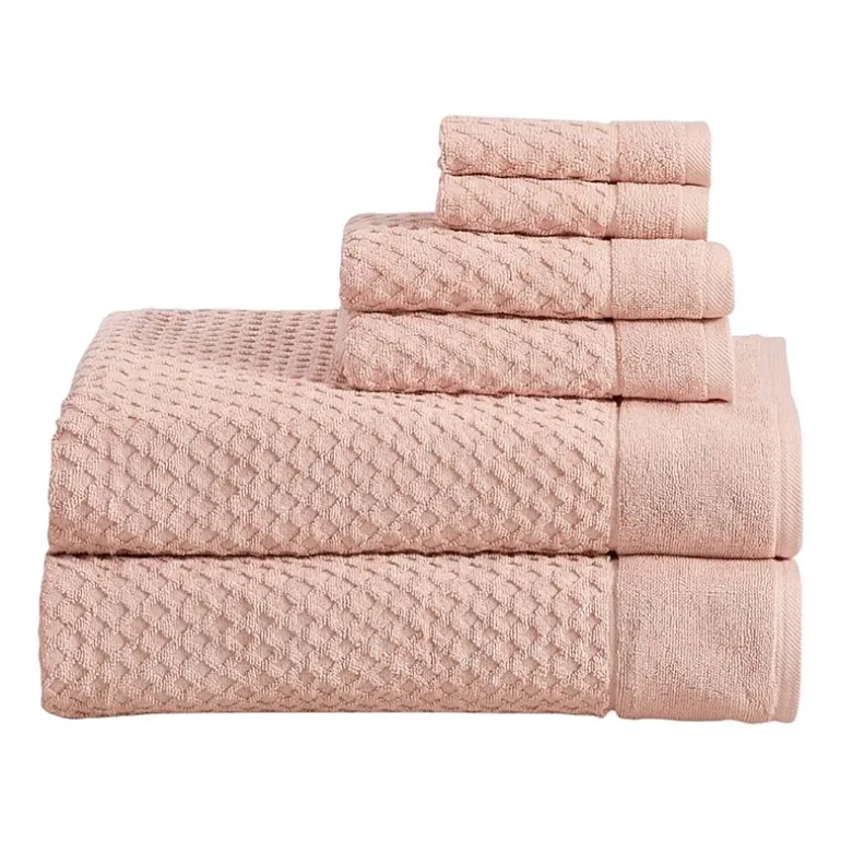 Linery Cotton Textured 6-pc. Quick Dry Bath Towel Set