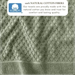Linery Cotton Textured 6-pc. Quick Dry Bath Towel Set
