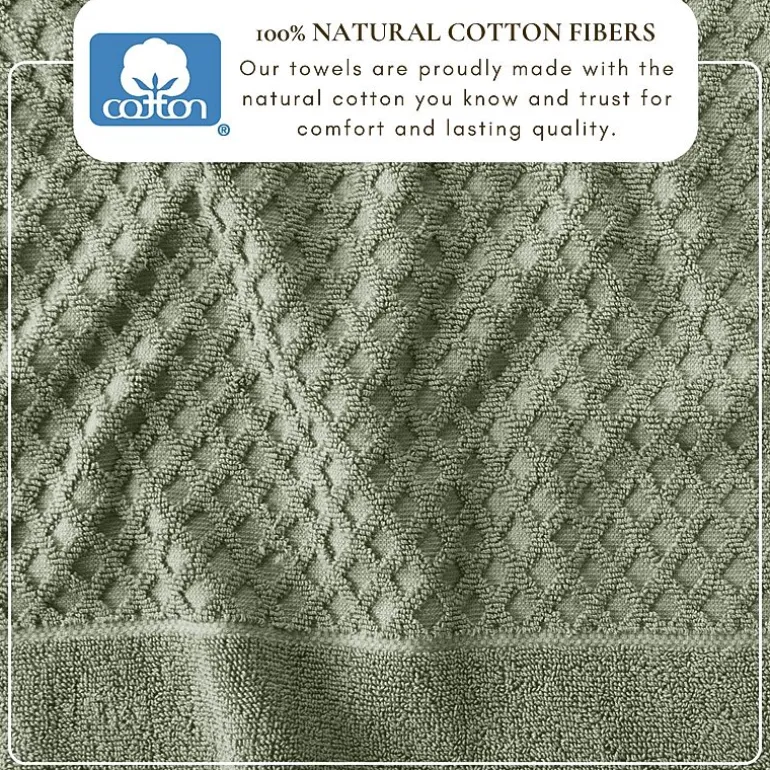 Linery Cotton Textured 6-pc. Quick Dry Bath Towel Set