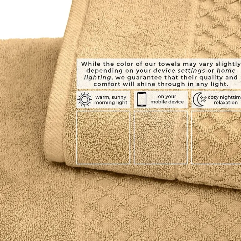 Linery Cotton Textured 6-pc. Quick Dry Bath Towel Set