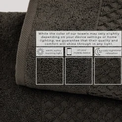 Linery Cotton Textured 6-pc. Quick Dry Bath Towel Set