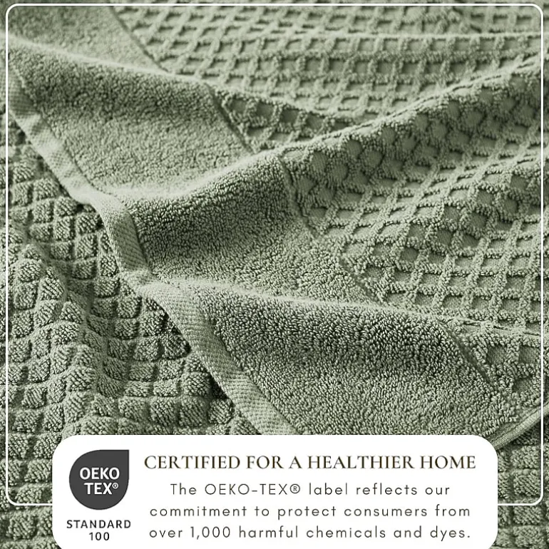 Linery Cotton Textured 6-pc. Quick Dry Bath Towel Set