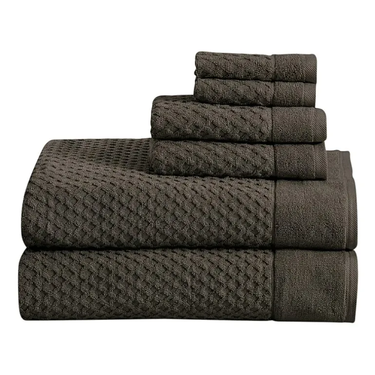 Linery Cotton Textured 6-pc. Quick Dry Bath Towel Set