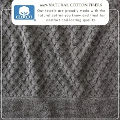 Linery Cotton Textured 6-pc. Quick Dry Bath Towel Set