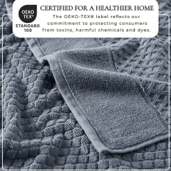 Linery Cotton Textured 6-pc. Quick Dry Bath Towel Set