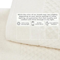 Linery Cotton Textured 6-pc. Quick Dry Bath Towel Set