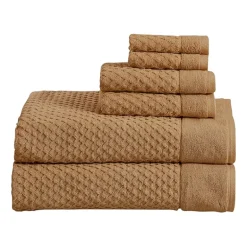 Linery Cotton Textured 6-pc. Quick Dry Bath Towel Set